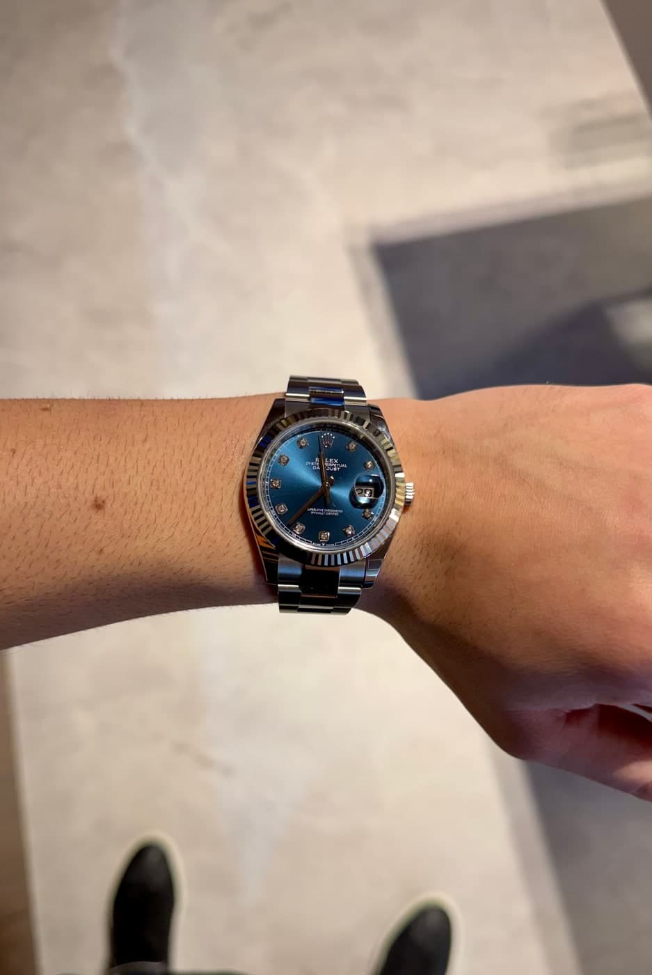 Rolex Datejust Blue Diamond Dial