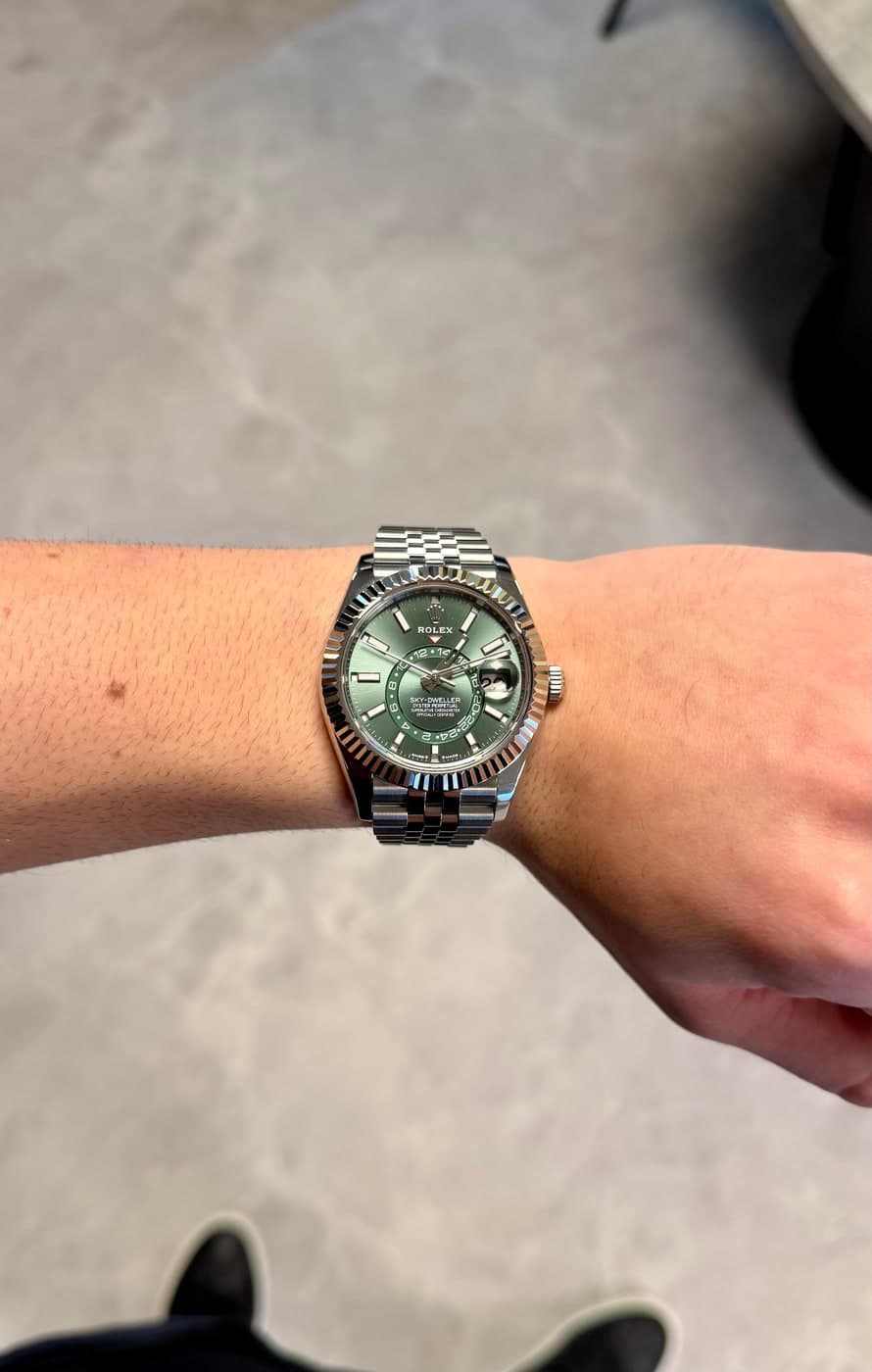 Rolex Sky-Dweller Mint Green