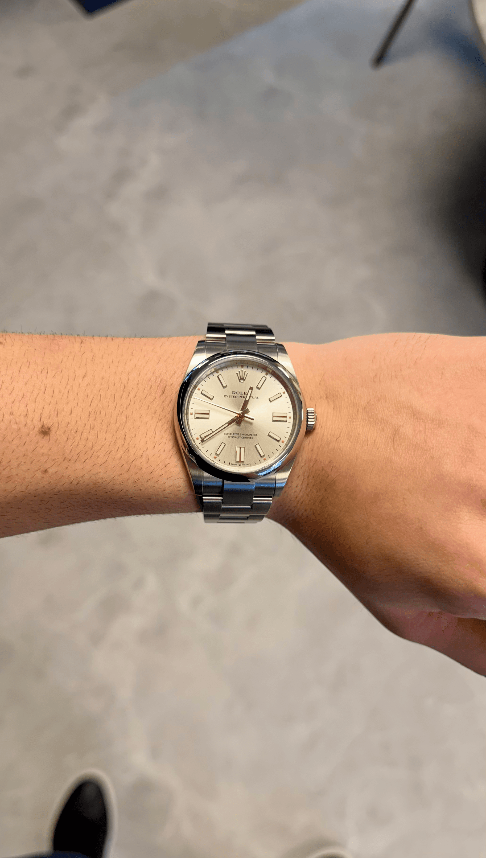 Rolex Oyster Perpetual Bege