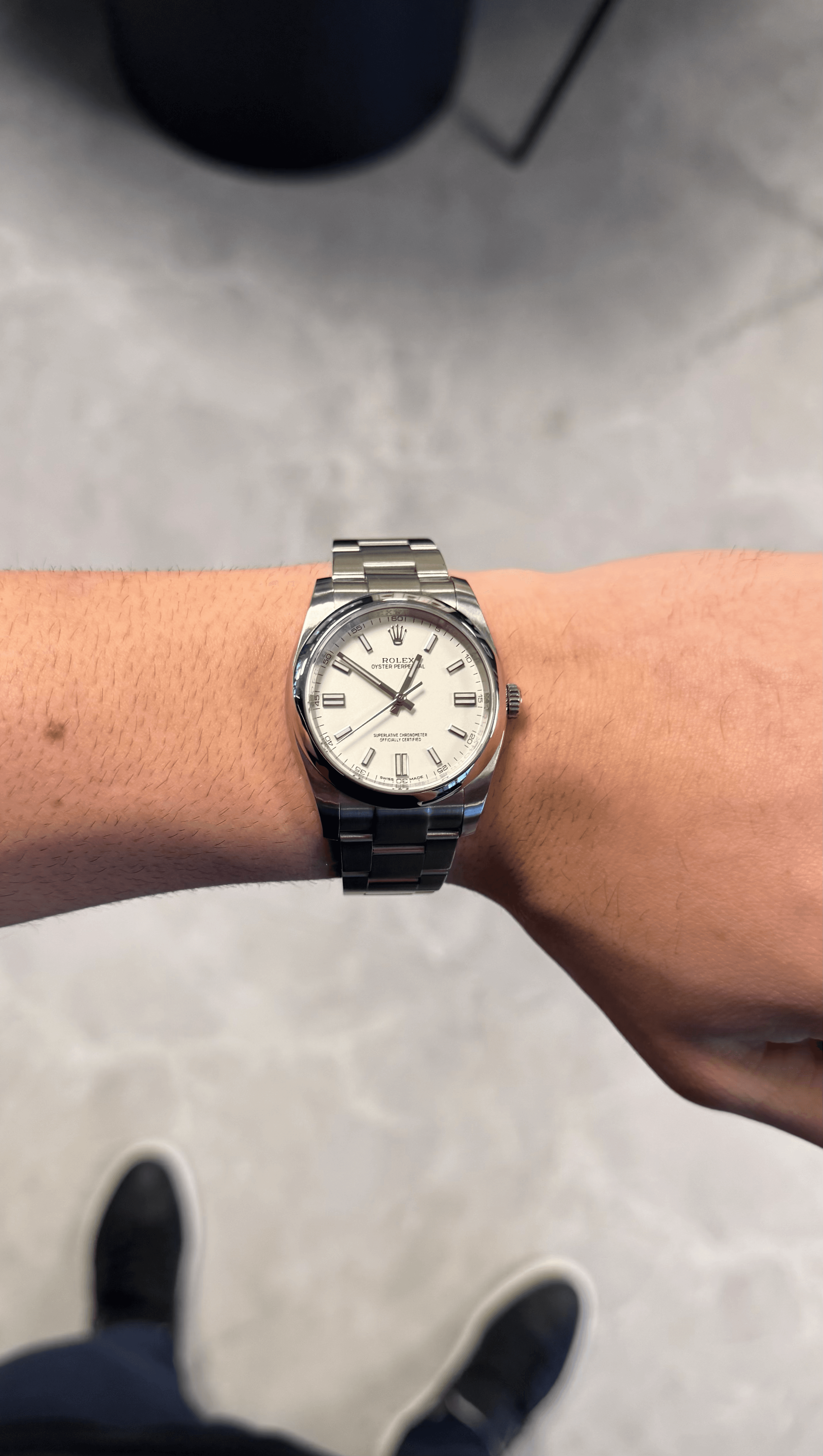 Rolex Oyster Perpetual Branco