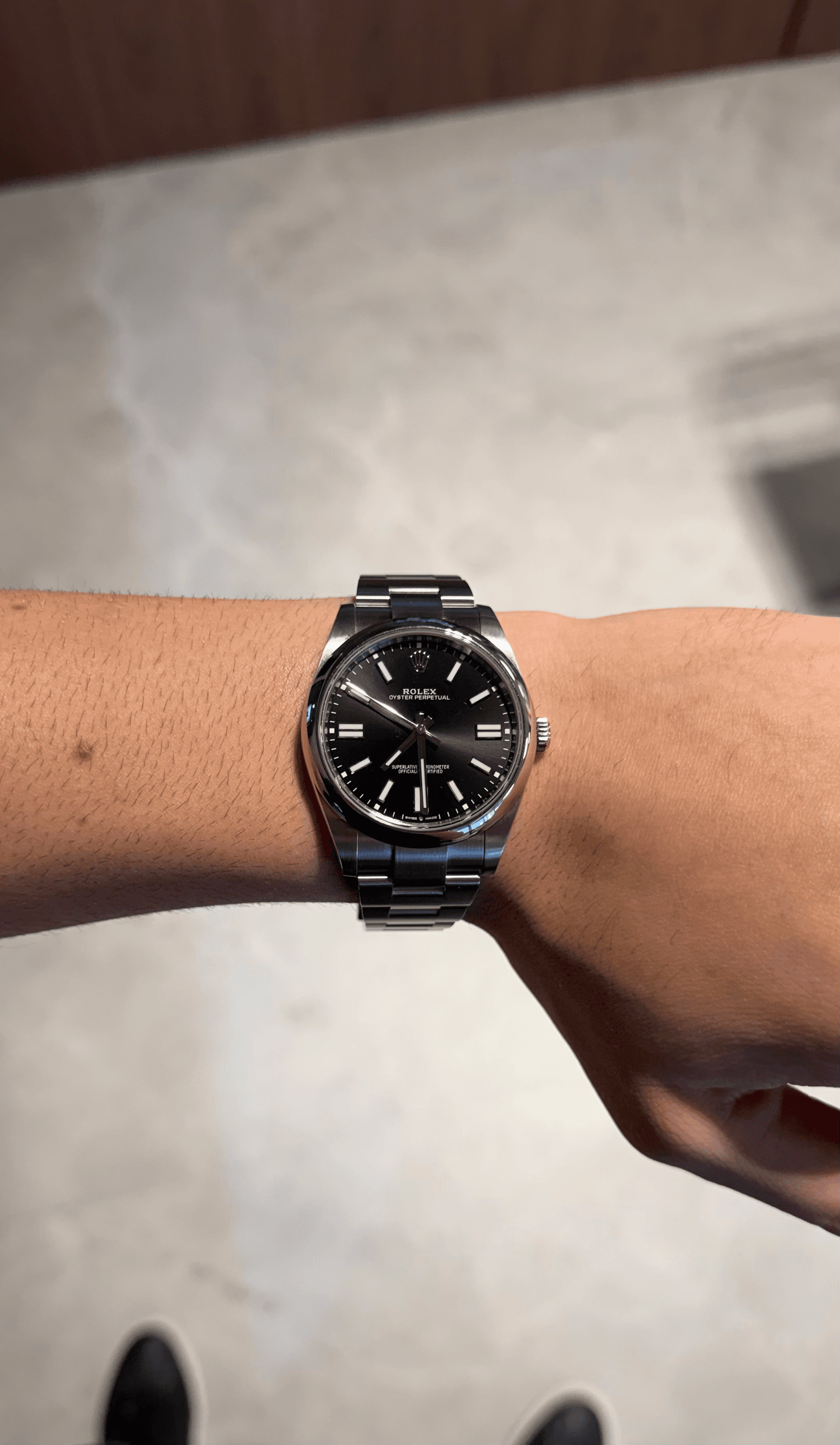 Rolex Oyster Perpetual Preto